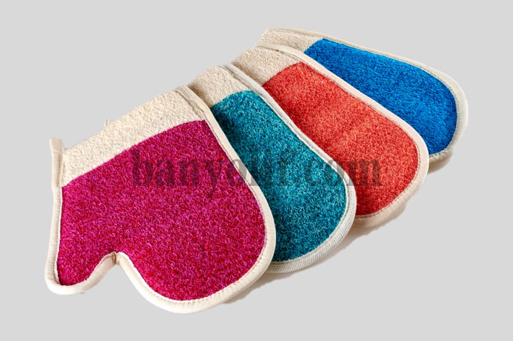 Poly-Cotton Parmaklı Havlulu Eldiven 3015 - BATI KOZMETİK