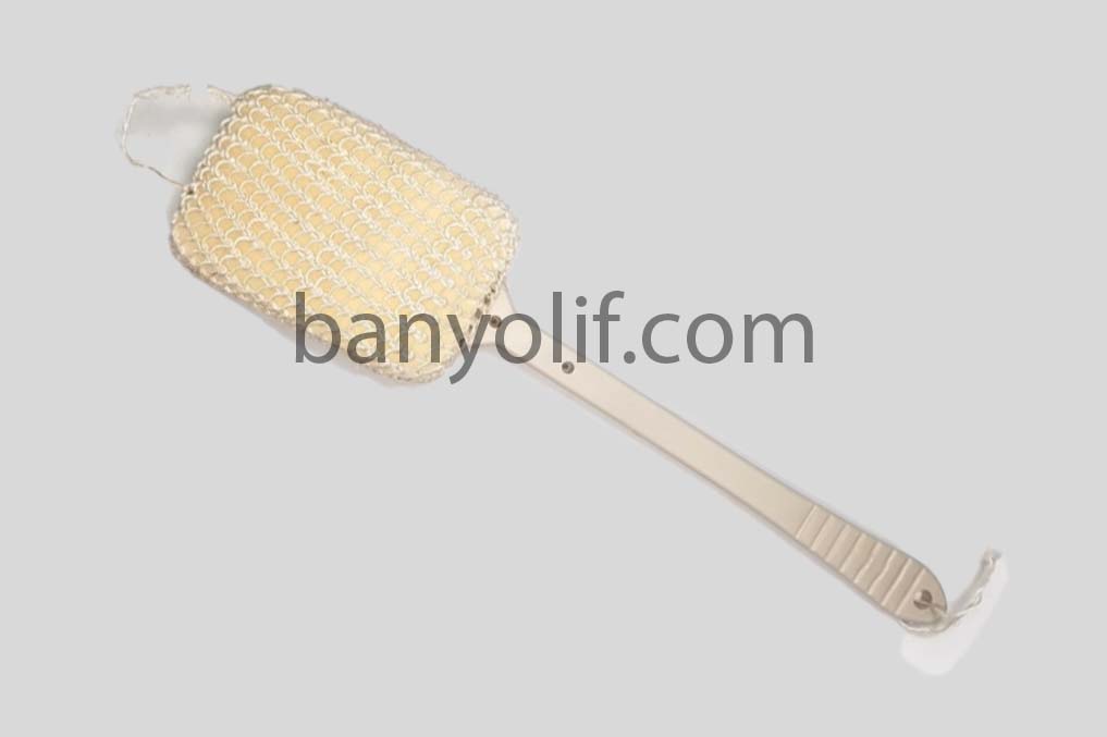 Sisal Ahşap Saplı Banyo Lifi 1035 - BATI KOZMETİK