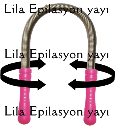 Lila Pratik Epilasyon Yayı kullanım görseli